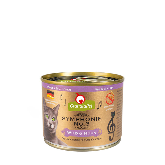 Granatapet Cat wet food Symphonie No.3 venison & chicken