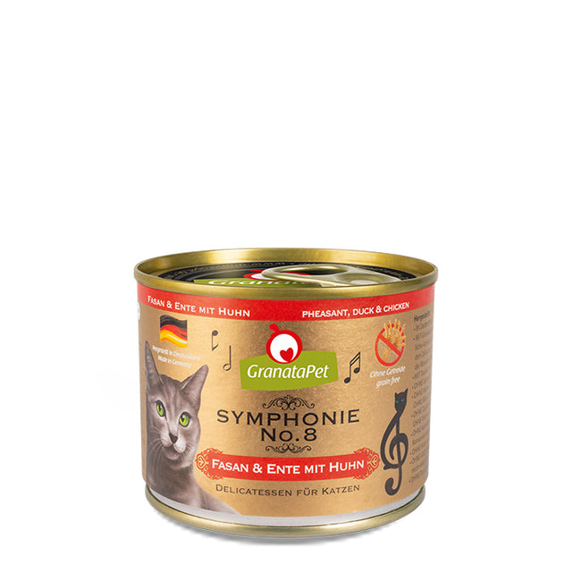 Granatapet Cat wet food Symphonie No.8 pheasant & duck with chicken