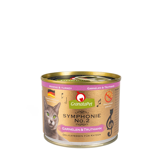 Granatapet Cat wet food Symphonie No.2 prawns & turkey