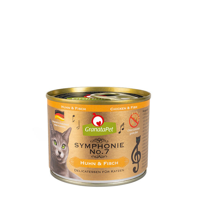 Granatapet Cat wet food Symphonie No.7 chicken & fish