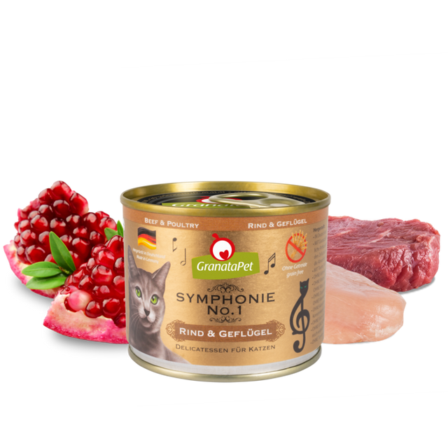 Granatapet Cat wet food Symphonie No.1 beef & poultry