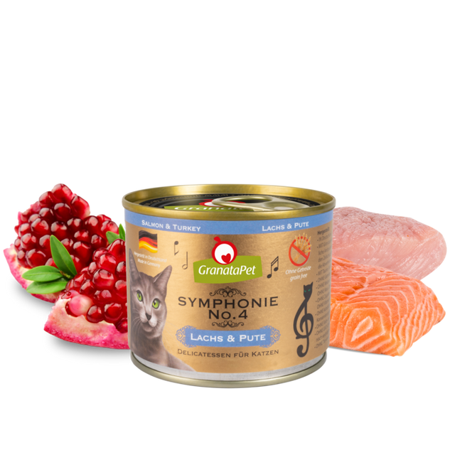 Granatapet Cat wet food Symphonie No.4 salmon & turkey
