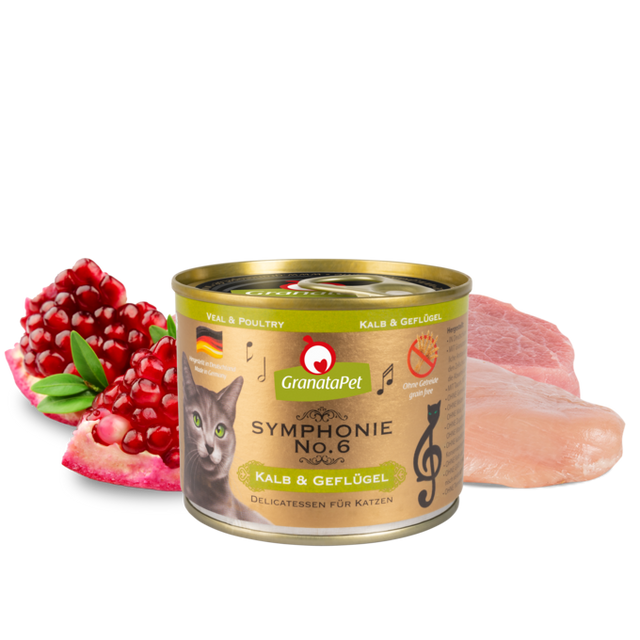 Granatapet Cat wet food Symphonie No.6 veal & poultry