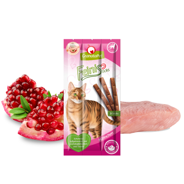 Granatapet Cat snacks FeiniSticks chicken