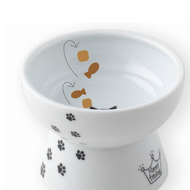 Necoichi Raised Cat Food Bowl Mini