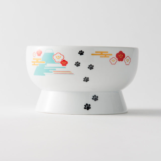 Necoichi Raised Cat Water Bowl (Fuji)