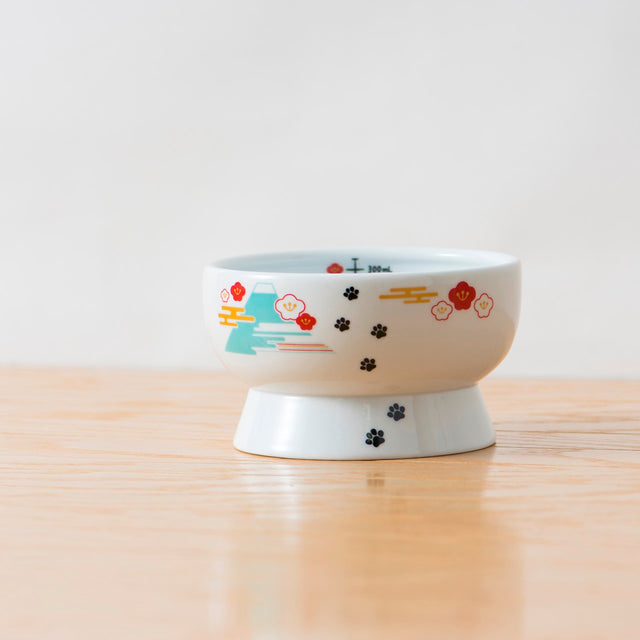 Necoichi Raised Cat Water Bowl (Fuji)