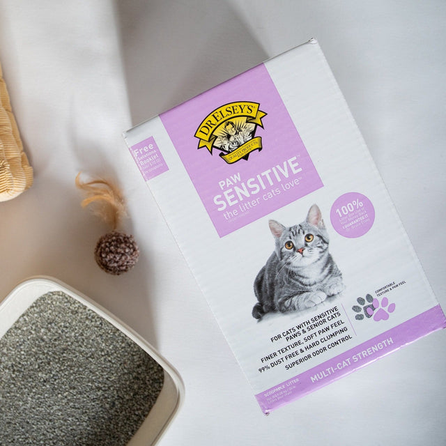 Dr. Elsey's Precious Cat Paw Sensitive Clumping Clay Cat Litter