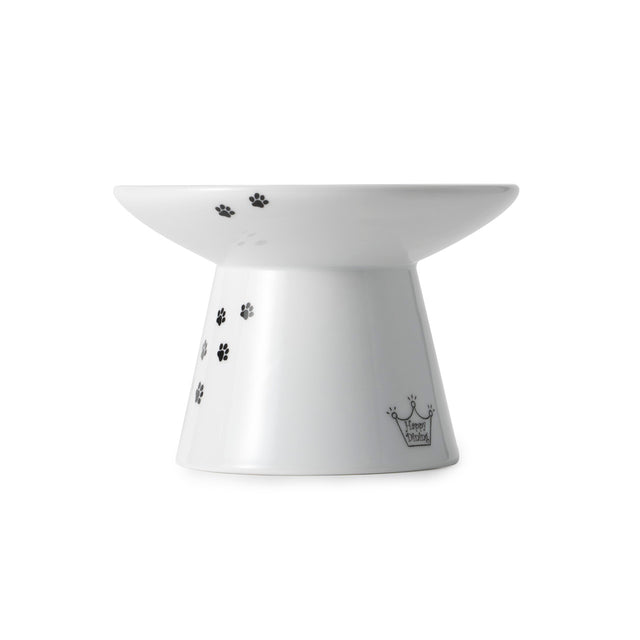 Necoichi Raised Cat Food Bowl Extra Wide