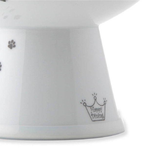 Necoichi Raised Cat Food Bowl Extra Wide