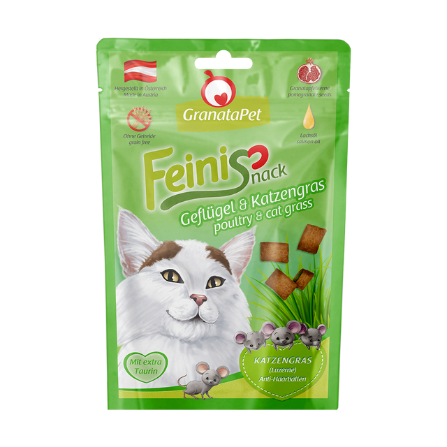 Granatapet Cat snacks FeiniSnack poultry & cat grass