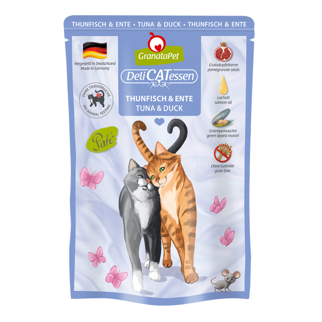 Granatapet Cat wet food DeliCatessen tuna & duck