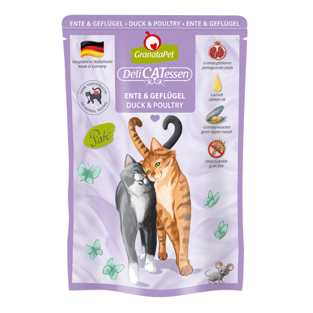 Granatapet Cat wet food DeliCatessen duck & poultry