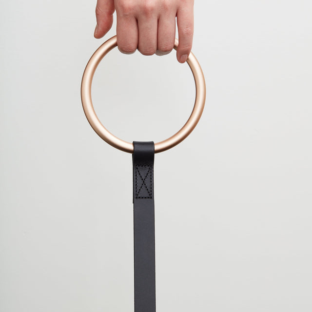 Boo Oh Lumi Dog Leash - Gold + Black