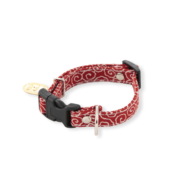 Necoichi Ninja Dog Collar Red