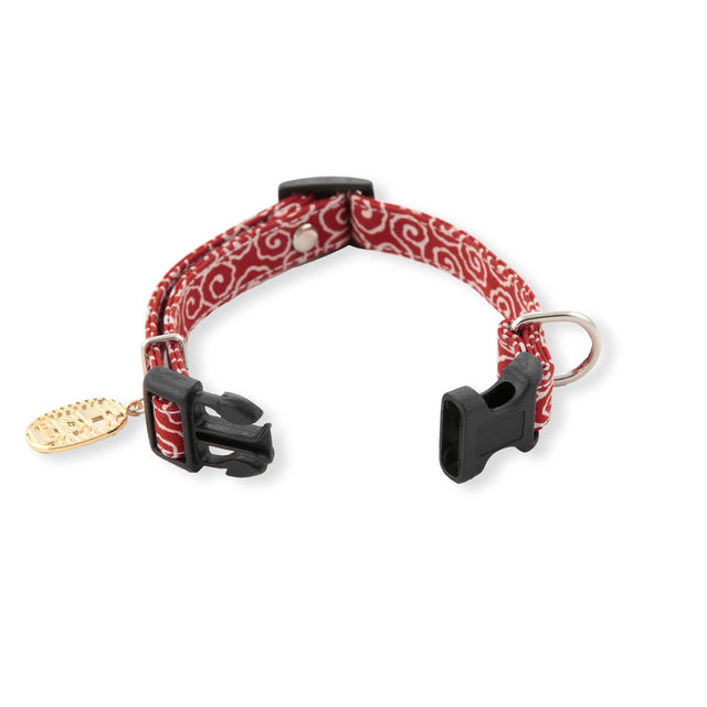 Necoichi Ninja Dog Collar Red