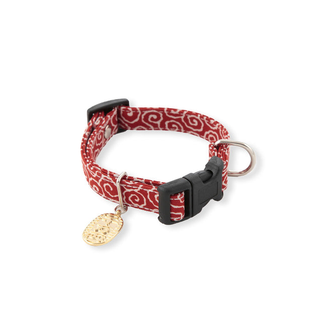 Necoichi Ninja Dog Collar Red