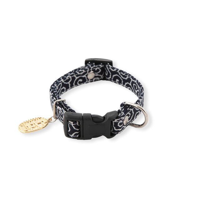 Necoichi Ninja Dog Collar Navy