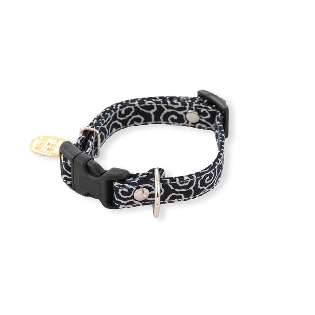 Necoichi Ninja Dog Collar Navy