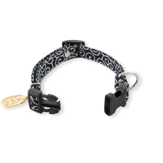 Necoichi Ninja Dog Collar Navy