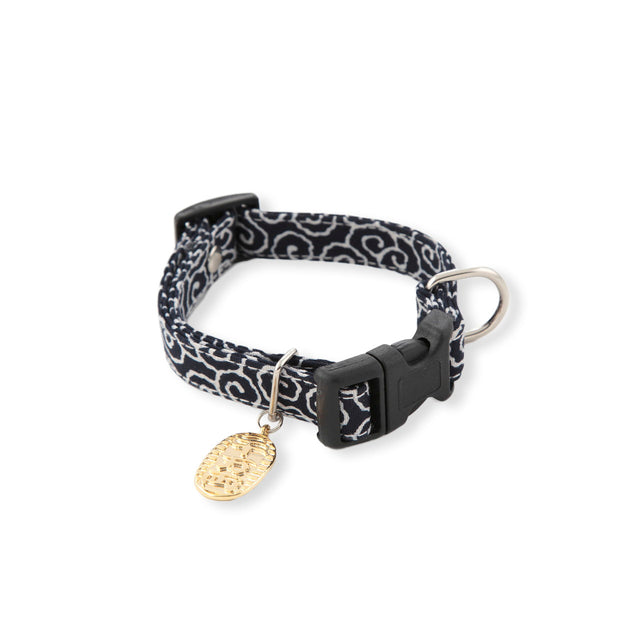Necoichi Ninja Dog Collar Navy