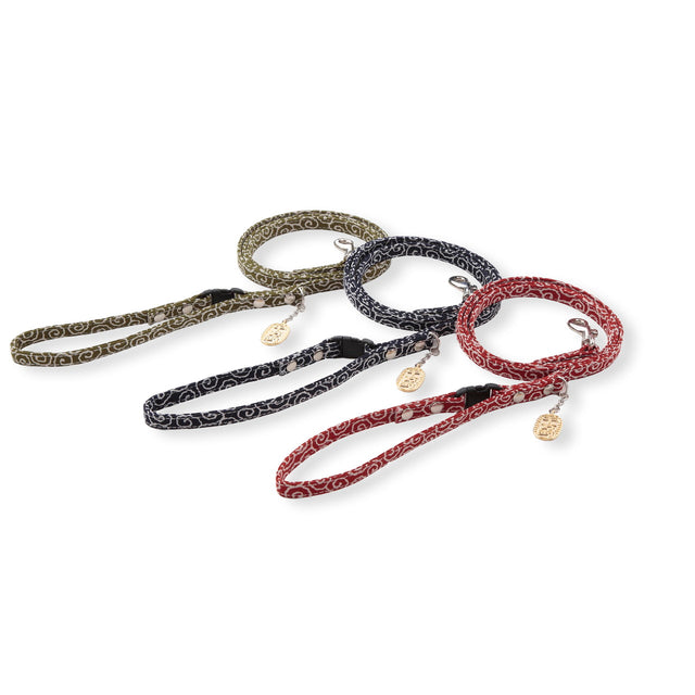 Necoichi Ninja Dog Leash Navy