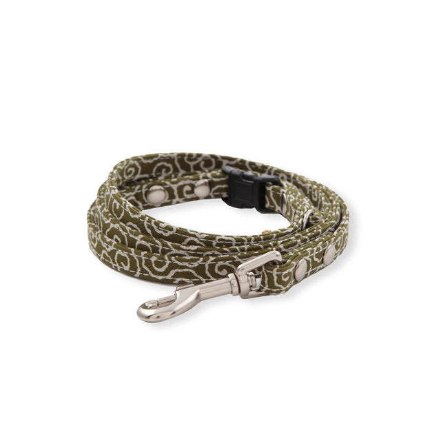 Necoichi Ninja Dog Leash Green