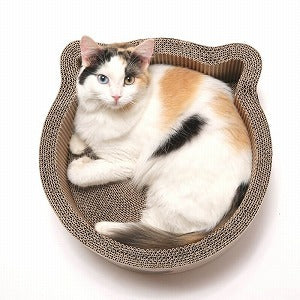 Necoichi Cat-headed Scratcher Bed