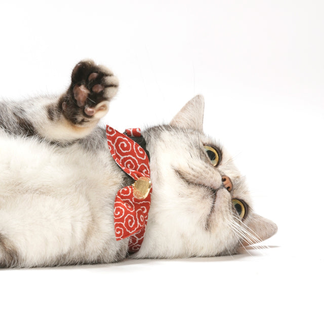 Necoichi Ninja Cat Collar Red