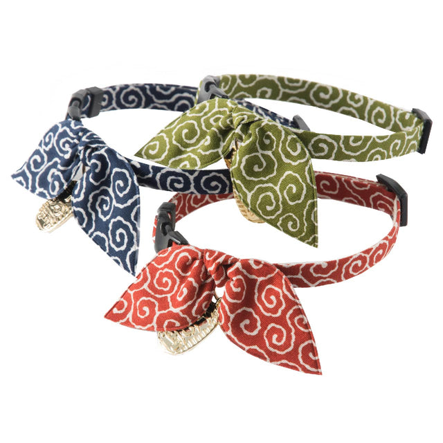 Necoichi Ninja Cat Collar Navy