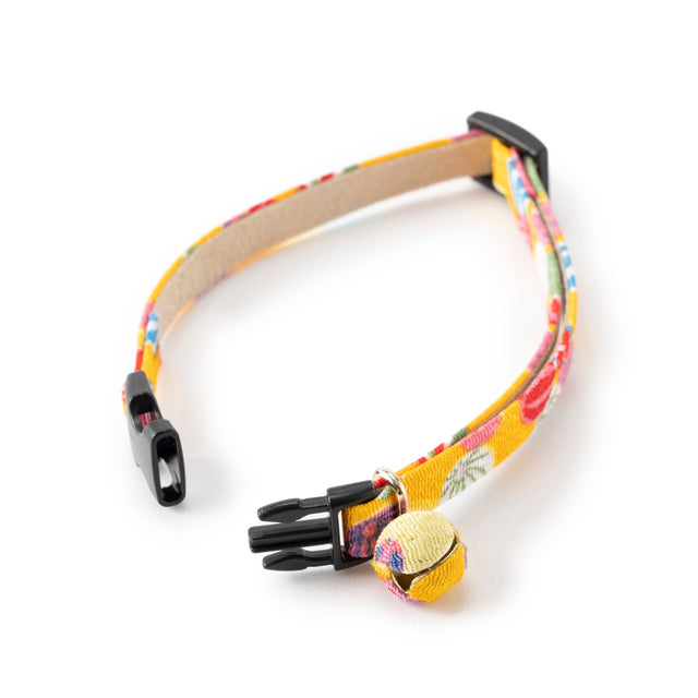 Necoichi Origami Balloon Bell Cat Collar Yellow
