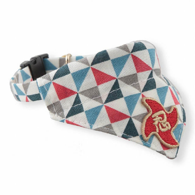 Necoichi Ninja Cat Bandana Collar Blue