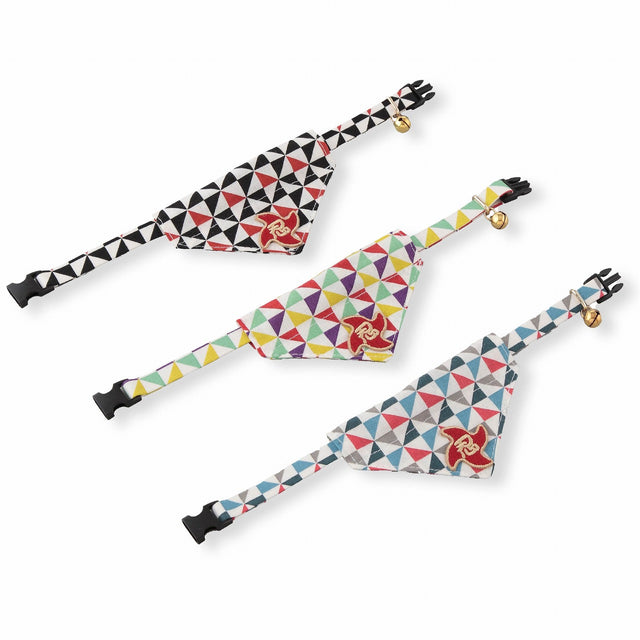 Necoichi Ninja Cat Bandana Collar Blue
