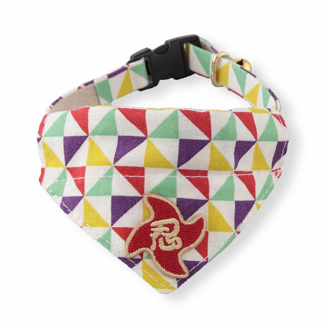 Necoichi Ninja Cat Bandana Collar Yellow
