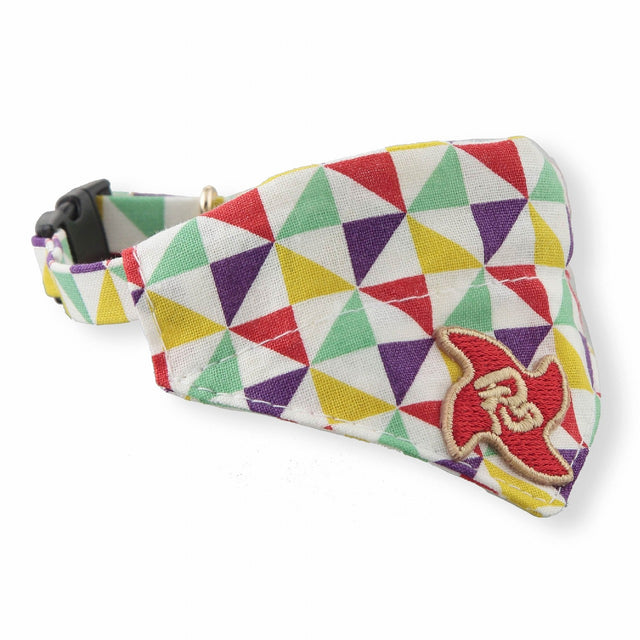 Necoichi Ninja Cat Bandana Collar Yellow