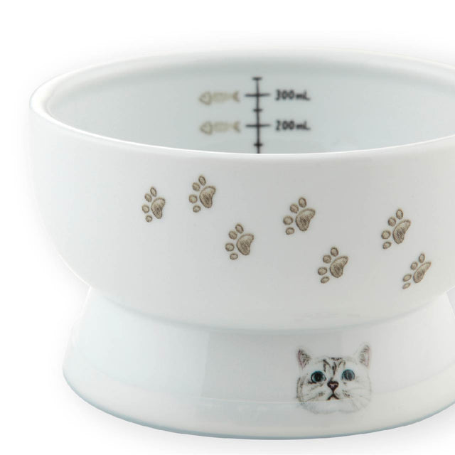 Necoichi Raised Cat Water Bowl (Nala Cat)