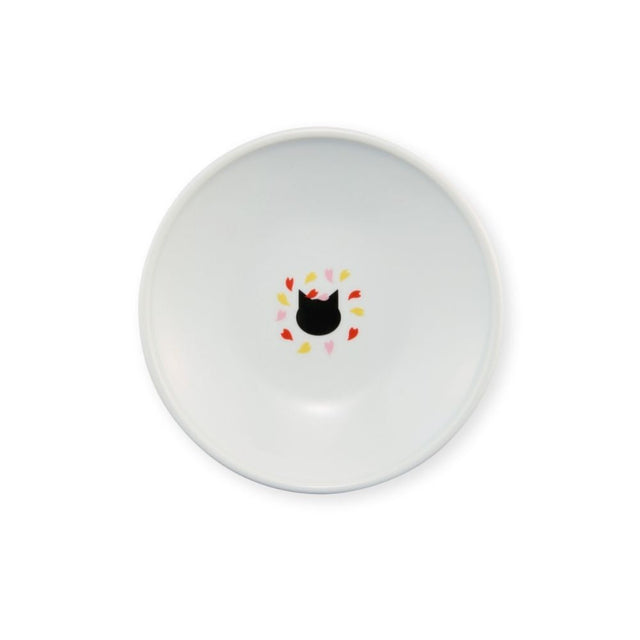 Necoichi Raised Cat Food Bowl Extra Wide (New Sakura)