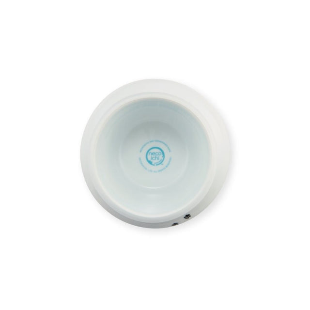 Necoichi Raised Cat Food Bowl Extra Wide (Colourful Dots)