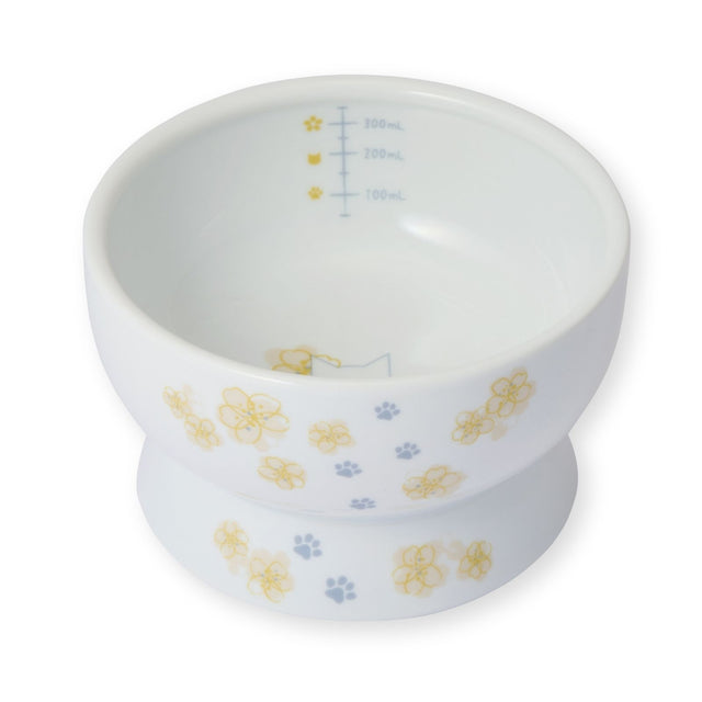 Necoichi Raised Cat Water Bowl (Sakura)