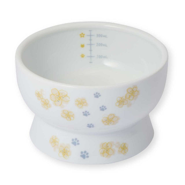 Necoichi Raised Cat Water Bowl (Sakura)