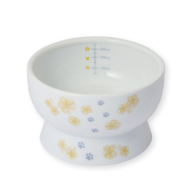 Necoichi Raised Cat Water Bowl (Sakura)