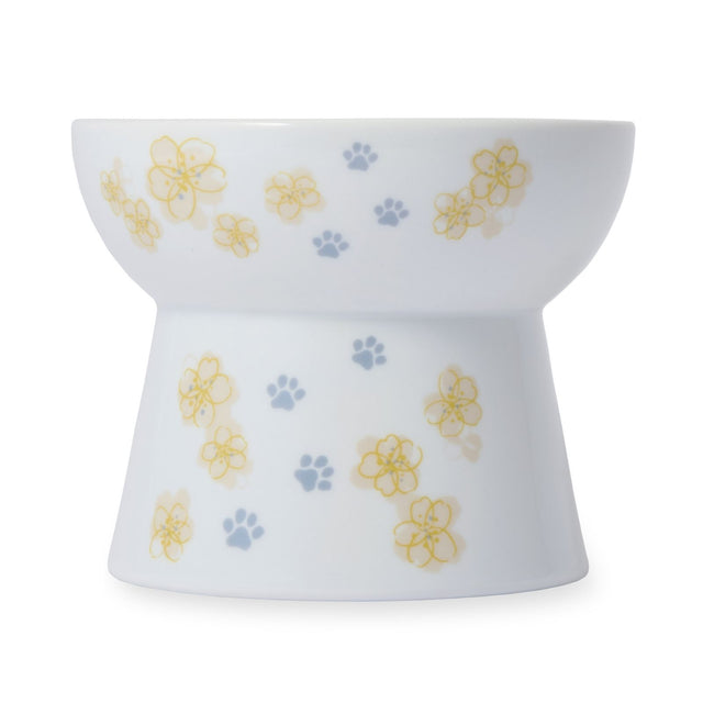 Necoichi Raised Cat Food Bowl (Sakura)