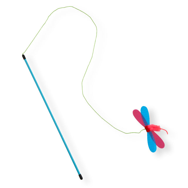 Necoichi Crinkly Critters Fancy Flutterfly Cat Wand