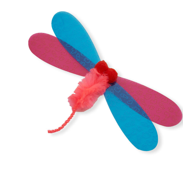 Necoichi Crinkly Critters Fancy Flutterfly Cat Wand