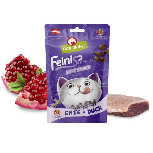 Granatapet Cat snacks FeiniSchmaus duck