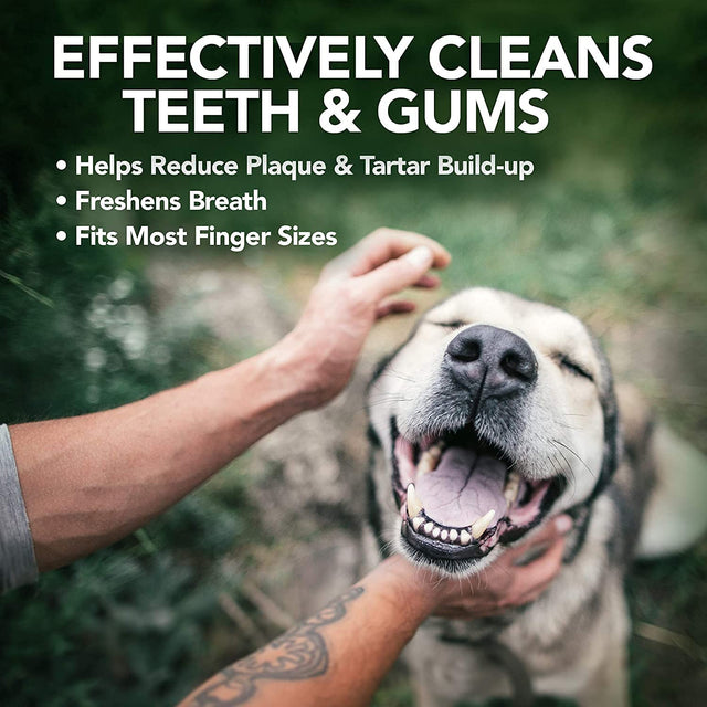 Vet's Best Clean Dental Care Finger Wipes for Dogs and Cats x 50 Wipes
