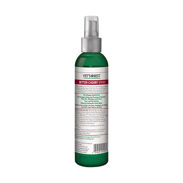 Vet's Best Bitter Cherry Deterrent Spray for Dogs 225ml