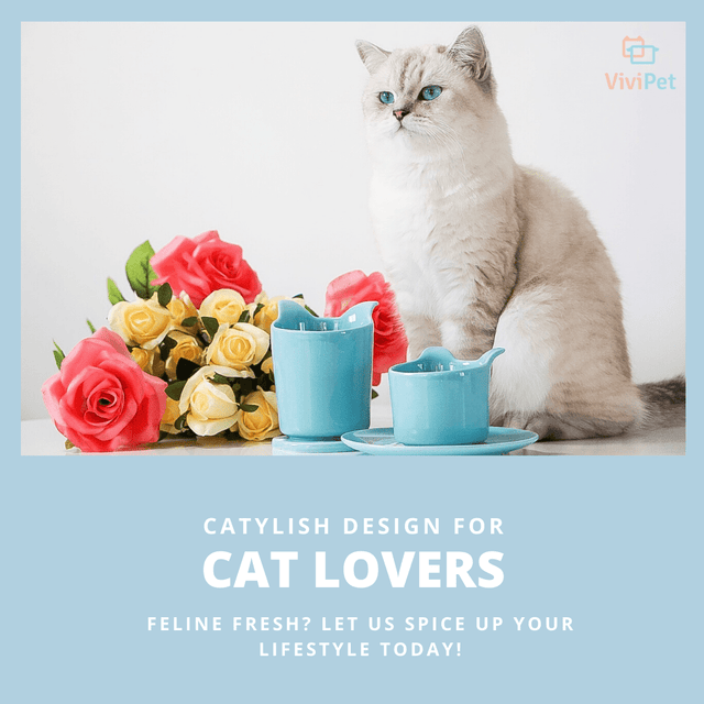 ViviPet Tall Kitty Mug