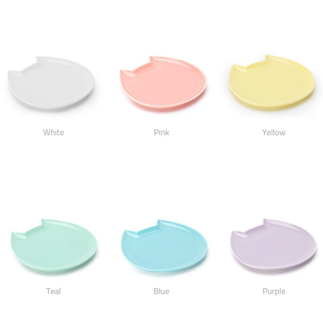 ViviPet Ceramic Fat Cat Large Plates