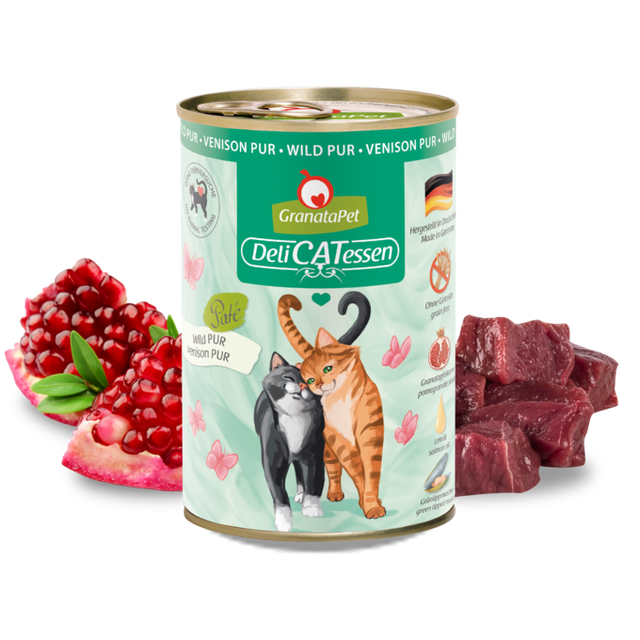 Granatapet Cat wet food DeliCatessen venison PUR